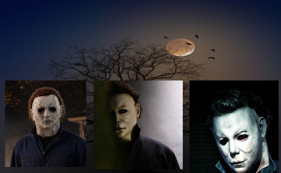 Michael Myers Mask, Halloween Mask for Adult With Classic Knife Realistic Horror, Michael Myers Costume Cosplay