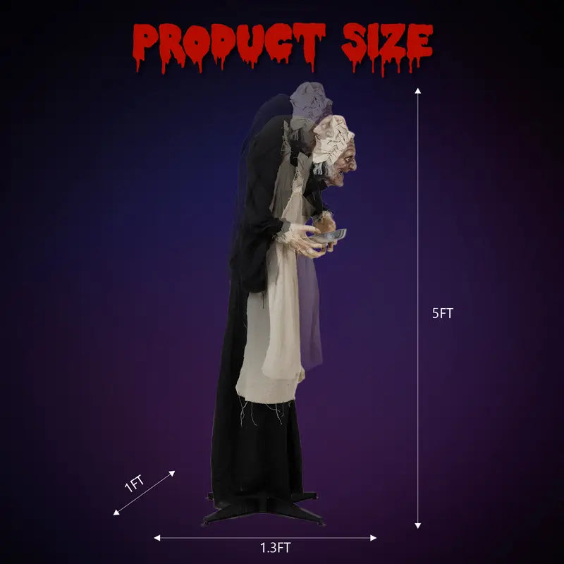 🎃 👻 Bring Your Halloween to Life with This Terrifying Animated Horror Figure!