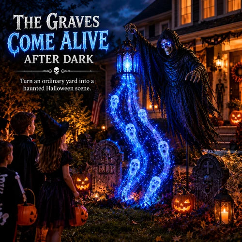 Halloween Soul Harvester Animated Garden Light