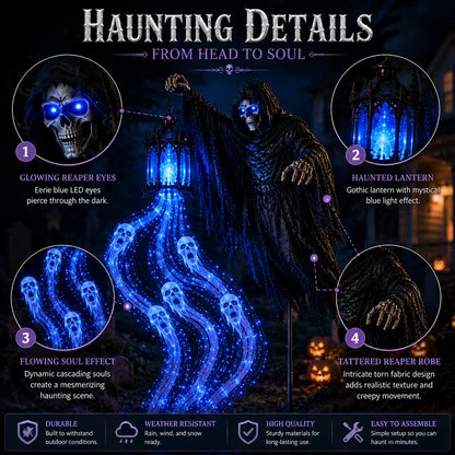 Halloween Soul Harvester Animated Garden Light
