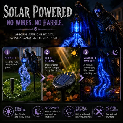 Halloween Soul Harvester Animated Garden Light