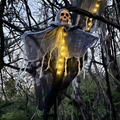 Glowing Skull Gauze Hanging Ghost