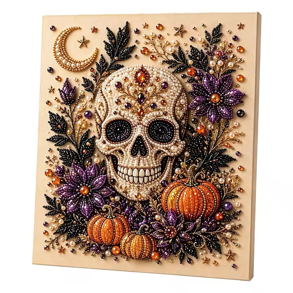 Halloween Ghost Pearl Art Kit