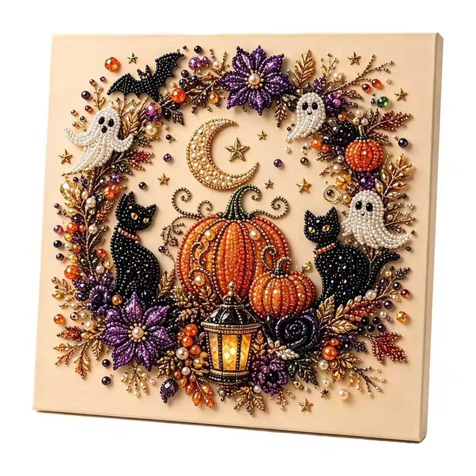 Halloween Ghost Pearl Art Kit