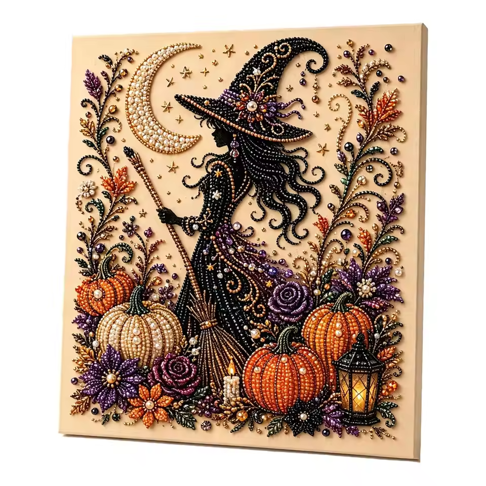Halloween Ghost Pearl Art Kit