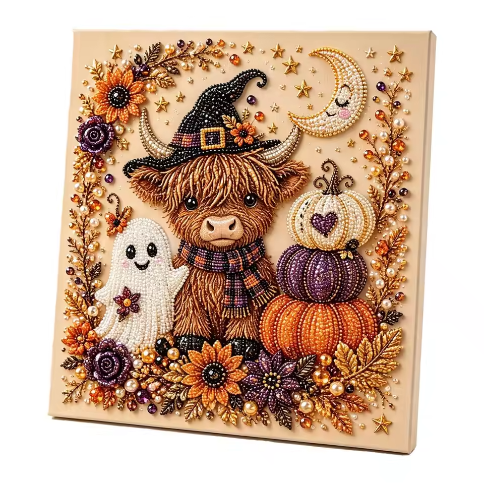 Halloween Ghost Pearl Art Kit
