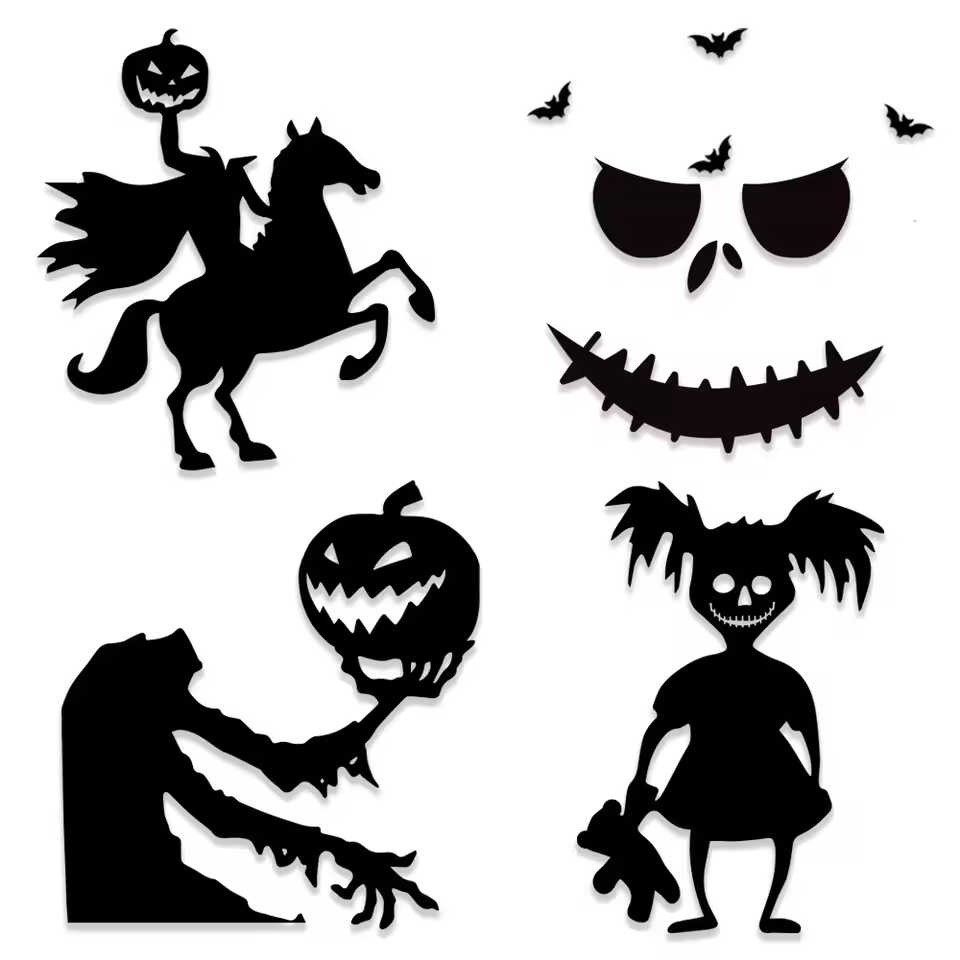 Halloween Door & Window Stickers