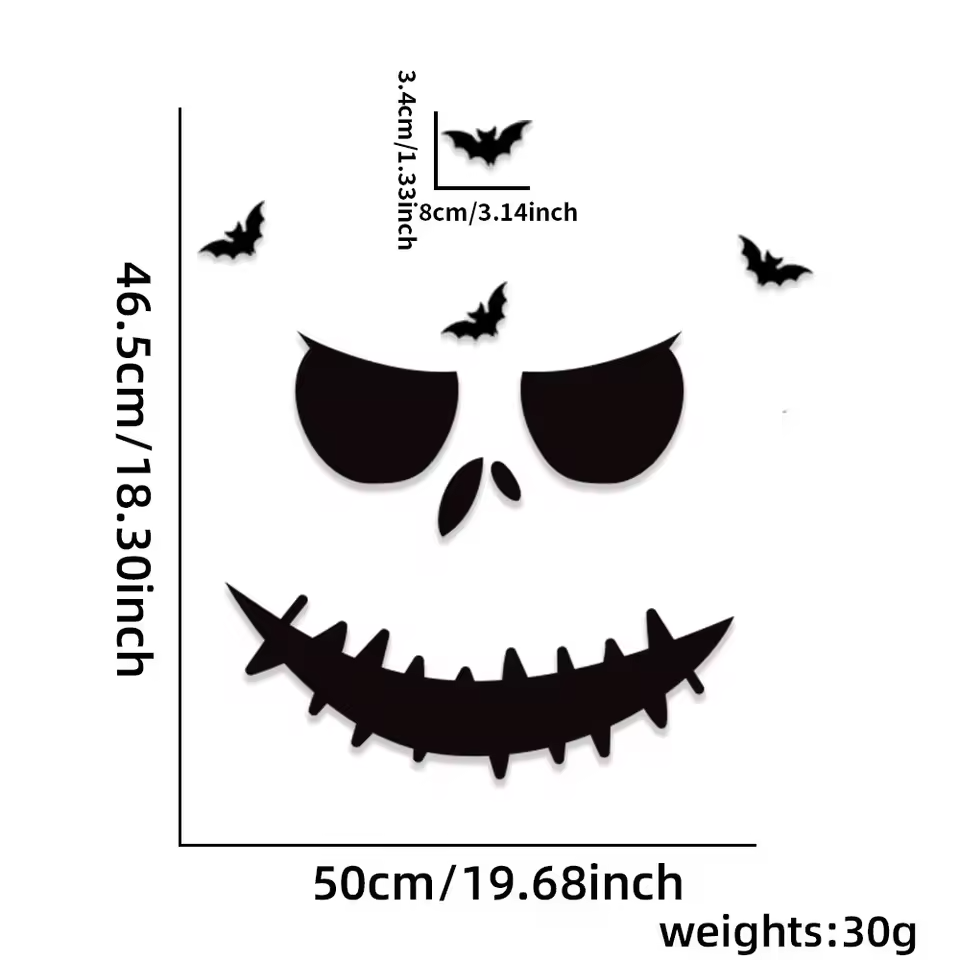 Halloween Door & Window Stickers