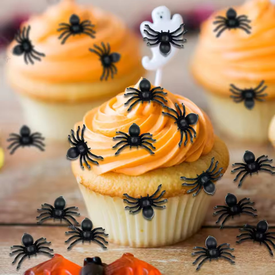 Lifelike Black Spider Party Decorations