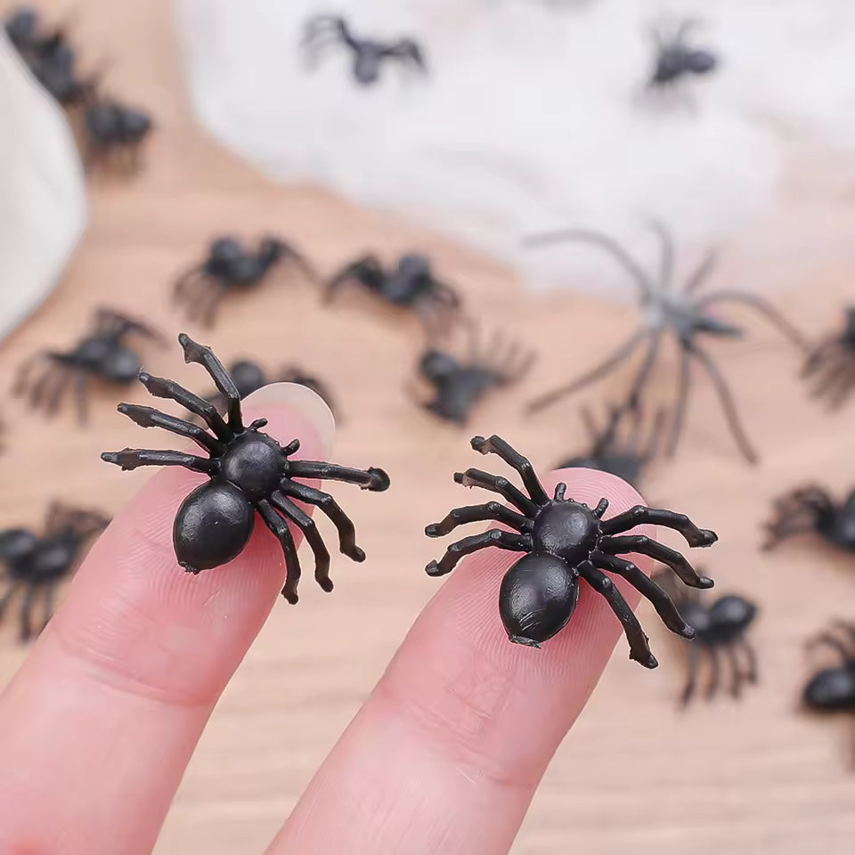 Lifelike Black Spider Party Decorations