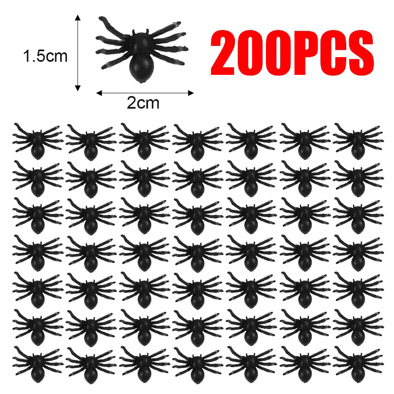 Lifelike Black Spider Party Decorations