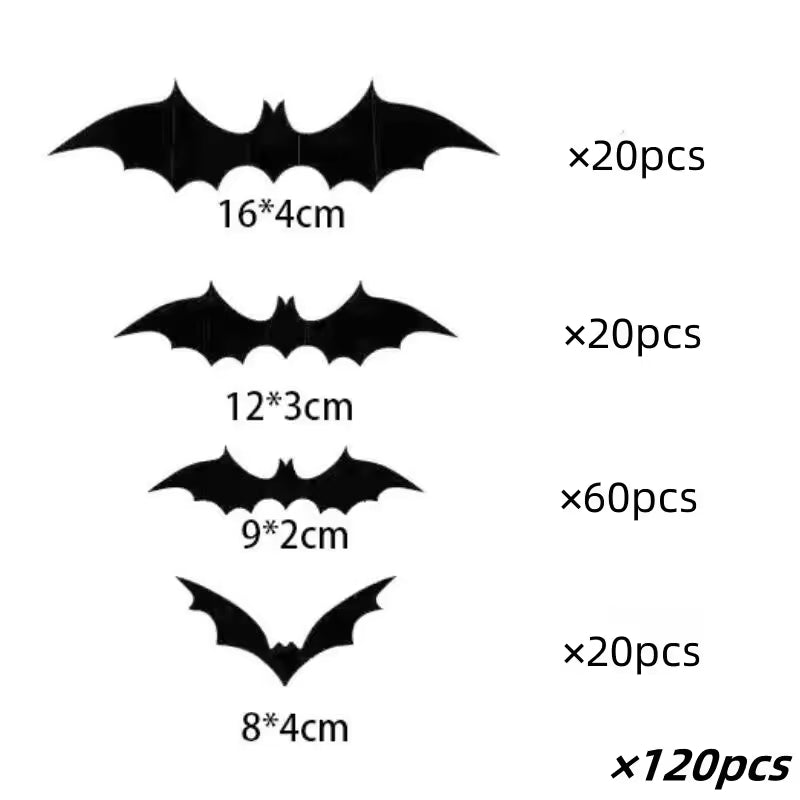 3D Bat Wall Decorations