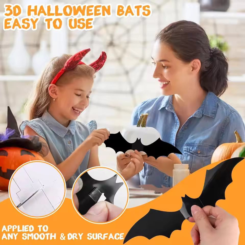 3D Bat Wall Decorations