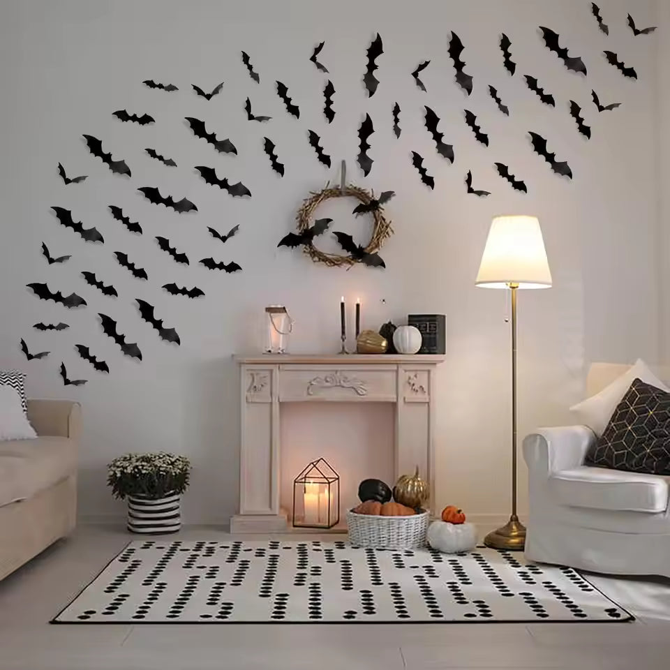 3D Bat Wall Decorations